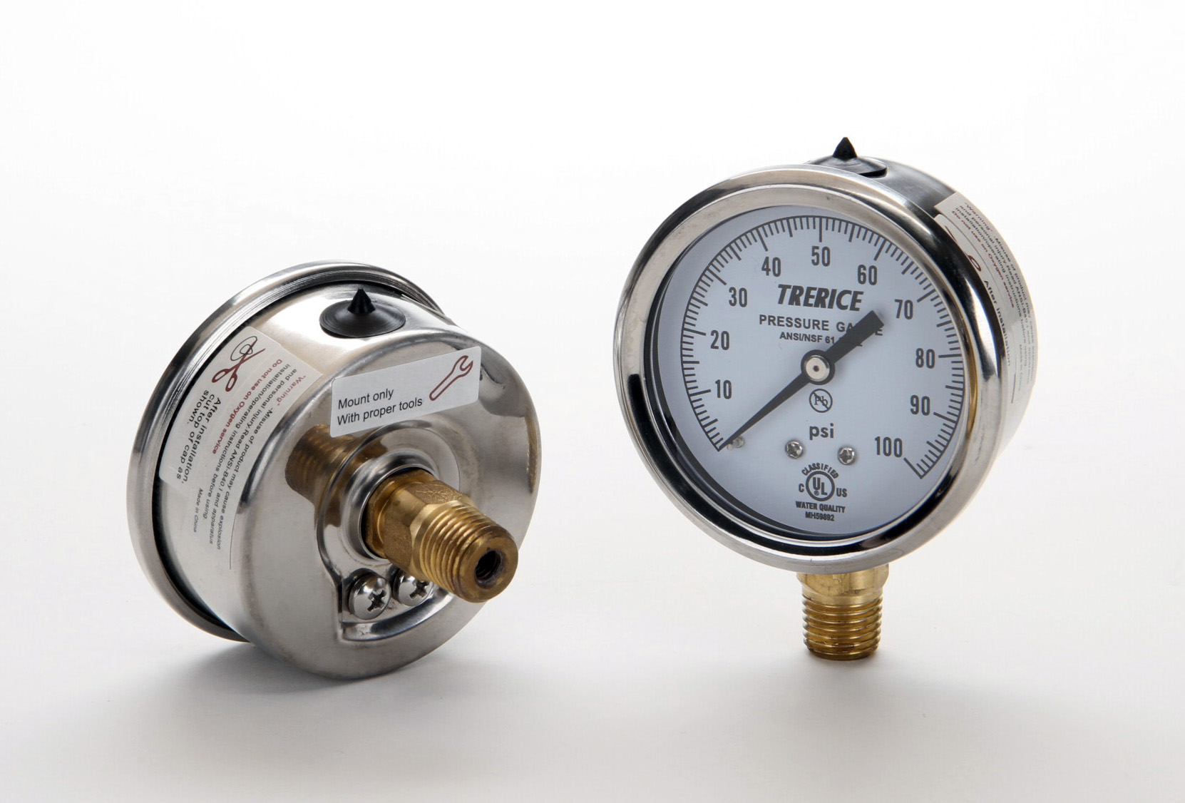 D82SS 2.5" - Center Back Connection